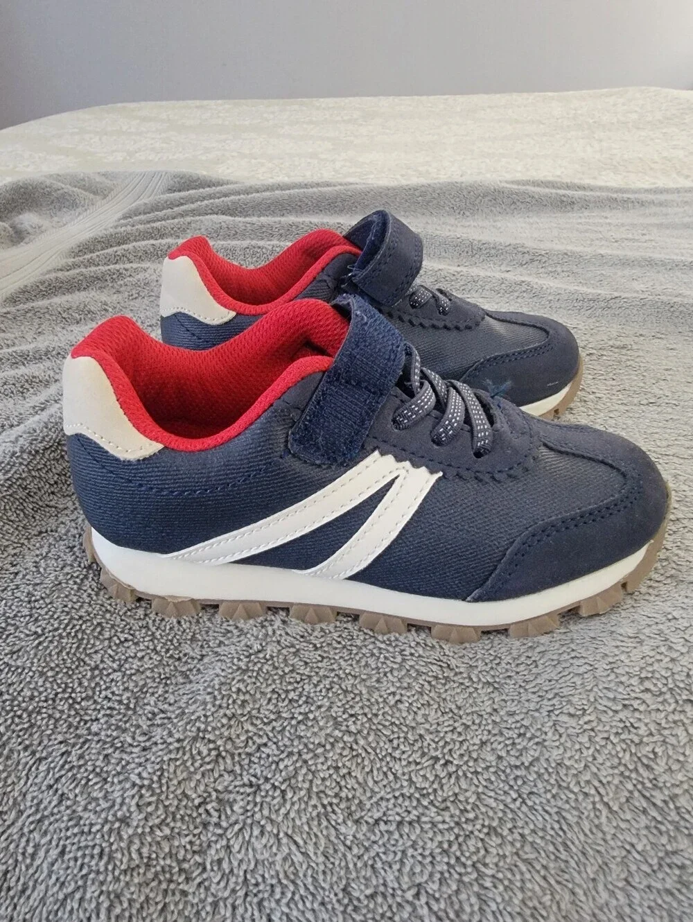 Carters Simple Joys Toddler Boys  Sneakers Shoes Size 10M Velcro Casual